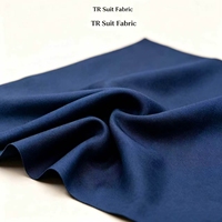 Kain TR Grosir Poliester Viscose untuk Pakaian Warna Kustom dengan Pinggiran untuk Jubah Arab Thobe Muslim