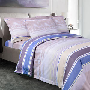 Draps de <span class=keywords><strong>lit</strong></span> de luxe au design floral Ensemble de literie 100% coton Ensembles de housse de couette douce - Product Image 5