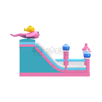 Superbe toboggan gonflable WOLONG en PVC pour enfants, idéal pour l'intérieur et l'extérieur