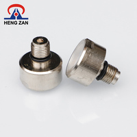 Manomètre à tube Bourdon HENGZAN YZ1000-20 23mm 28bar SS316 avec vanne, garantie 3 ans, plage de mesure personnalisée, Abc Dry