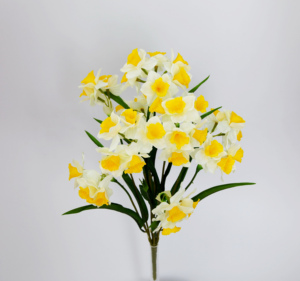 Artificiale Narcisi Bouquet di Fabbrica Commercio All'ingrosso 53cm Panno Di Seta Lunga Durata Artificiale Narcisi per la Cerimonia Nuziale Della Decorazione Della Casa - Product Image 5