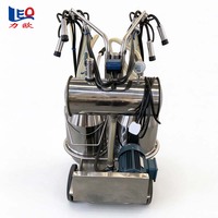 Mesin Perah Vakum Ganda Portabel Pompa Piston Listrik Untuk Sapi Domba