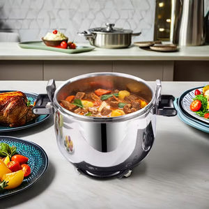 <span class=keywords><strong>Olla</strong></span> <span class=keywords><strong>a</strong></span> presión de acero inoxidable de gran capacidad multiusos para restaurante con válvula de seguridad <span class=keywords><strong>a</strong></span> prueba de explosiones, mango de baquelita <span class=keywords><strong>Doble</strong></span> - Product Image 3