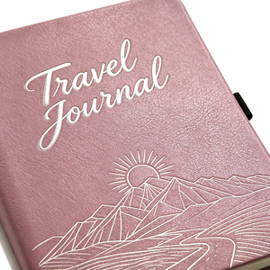 Diario de Viaje PU Mountain, Cuaderno de Tapa Dura con Logotipo Personalizado, Agenda A5, Libreta de Notas, Regalo - Product Image 5
