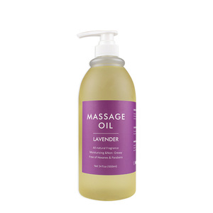 Aceite de Masaje Orgánico Puro de Salón de 1 Litro con Aroma Fresco a Rosa, Lavanda, Manzanilla, Árbol de Té, Jazmín, Jengibre, Artemisa, Pasiflora y Menta - Product Image 3