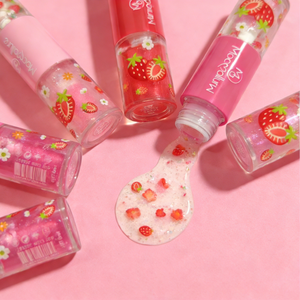 Bálsamo Labial Doble Hidratante, Brillante, Impermeable, de Moda, con Aroma a Fruta y Fresa, con Logotipo Personalizado en Tubo, para Niños - Product Image 6