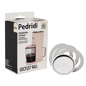 Juego de guarniciones y filtro para cafetera de 4 tazas, 3 piezas, 02CF037 RG1 - Product Image 2