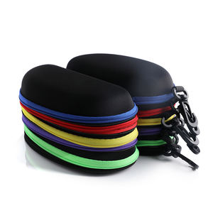 Estuche para Gafas de Sol, Funda Protectora para Lentes, Tamaño Grande, Multicolor, Estuche para Gafas de Sol de Neopreno Suave Ultraligero con Cremallera y Correa - Product Image 4