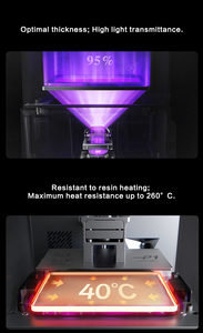 Nouveauté pour imprimante 3D ANYCUBIC <span class=keywords><strong>P1</strong></span> à résine UV avec feuille de film FEP à faible force de relâchement - Product Image 3