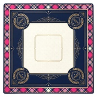 Nouveau style tapis de mahjong pliable en caoutchouc à carreaux vintage, tapis de jeu de poker personnalisable, couvre-table durable résistant à l'eau avec logo