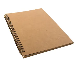 Hot student notebooks notebook Spiral diary B5 exercise book 16 open office stationery kraft paper notebook