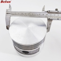 Kit de piston et de segments de piston en aluminium pour moteur de pompe de compresseur d'air, haute résistance, pièces de rechange