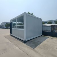 Maison modulaire préfabriquée de style familial, spacieuse, avec 2 chambres, en conteneur, pour usage résidentiel et habitable
