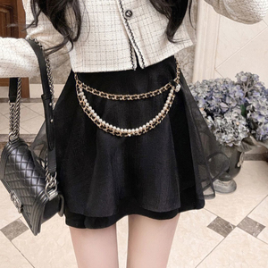 Conjunto de punto de alta calidad para mujer, cárdigan de manga larga a la moda con lazo, Vestido corto acampanado, conjunto de punto elegante de dos piezas para mujer - Product Image 6