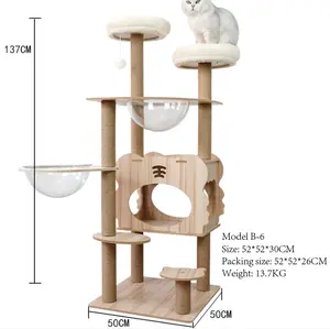 Torre de árbol de gato de madera Camily directa de fábrica para gran venta