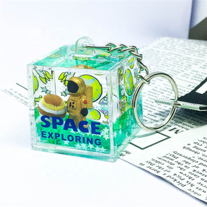 <span class=keywords><strong>Porte</strong></span>-clés d'<span class=keywords><strong>astronaute</strong></span> de l'espace, <span class=keywords><strong>porte</strong></span>-clés personnalisé avec du sable mouvant en liquide - Product Image 5