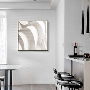 Arte de Hotel personalizable escultura de bloque de madera 3D de gama alta decoración de pared para luz nórdica entradas de lujo salas de estar - Product Image 6