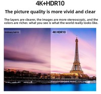 Televisor LED Inteligente 4K UHD de 43, 50 y 55 Pulgadas con Asistente de Google, YouTube, WiFi y HDR