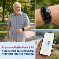 Montre connectée 4G pour personnes âgées avec fonction de détection de chute SOS, appel bidirectionnel, étanche IP67 et rappel de médicaments