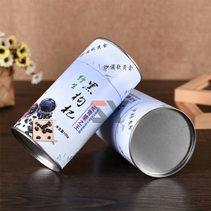Cilindro de papel Kraft para estampado de láminas con logotipo personalizado al por mayor, resistente al aplastamiento para aperitivos, galletas, frutos secos, caramelos, tubo de papel para alimentos - Product Image 6