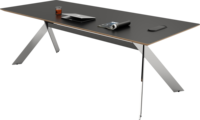 Escritorio Ejecutivo Moderno de Lujo con Paneles de Madera, Cajón de Almacenamiento para Archivos, Tamaño/Logotipo Personalizado, Mesa para Computadora de Uso Comercial