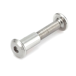 Tuercas <span class=keywords><strong>de</strong></span> Acero Inoxidable Clase 4 Grado 2 con Recubrimiento <span class=keywords><strong>de</strong></span> <span class=keywords><strong>Zinc</strong></span>, Tornillos Conectores <span class=keywords><strong>para</strong></span> Muebles con Cabeza Hexagonal, Pernos Chicago Macho y Hembra, Tamaños Métricos - Product Image 5