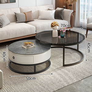 Italian Style Coffee <b>Table</b> Living Room Modern Minimalist <b>Small</b> Household Tea <b>Table</b> Net Ins Luxury <b>Round</b> Coffee - Product Image 6