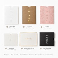 Sobre Personalizado para Invitación de Boda con Monograma en Dorado para Invitación a la Ceremonia, Tarjeta de Felicitación y Boleto de Recepción
