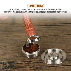 Outil de presse à café en métal de qualité supérieure compatible avec <span class=keywords><strong>Illy</strong></span> K-Cup Dolce Gusto Vertuoline Caps 1 pièce - Product Image 4