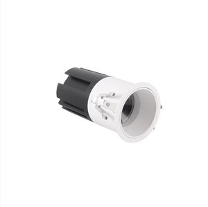 Luminaria LED Empotrada en el Techo, con Marco de Aluminio, Acabado Moderno en Blanco y Negro, para Uso Comercial en Interiores - Product Image 4
