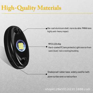 Luz LED para Chasis de Coche, 9-16V, Multicolor, Iluminación Ambiental para Mejora y Reequipamiento - Product Image 5