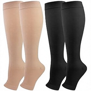 6 Pares de Calcetines de Compresión OEM y ODM de 20-30 mmHg, Fabricante con Stock, para Correr al Aire Libre, Calcetines Deportivos 3D para Pantorrilla, para Hombre y Mujer - Product Image 1