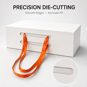 Boîte cadeau pliante magnétique personnalisée avec poignée en ruban, emballage plat, boîte en papier luxueuse et pliable pour emballage cadeau d'entreprise cosmétique - Product Image 4