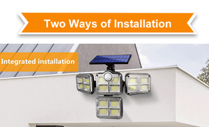 Luz led solar de pared con sensor de movimiento, detección corporal infrarroja, inducción de <span class=keywords><strong>cuerpo</strong></span> <span class=keywords><strong>humano</strong></span> IP 65, impermeable, lámpara de pared solar de jardín - Product Image 4