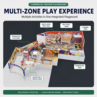 Équipements de jeu intérieurs pour enfants avec ensembles d'escalade en mousse, systèmes de jeu souples personnalisés pour les aires de jeux pour enfants