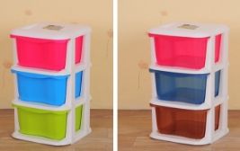 2024 nouvelle vente chaude <span class=keywords><strong>de</strong></span> haute qualité 4 couches coloré multi-usages stockage PP plastique assembler armoire avec tiroirs armoire - Product Image 4