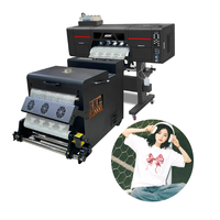 Machine d'impression DTF automatique pour T-shirts 60CM, imprimante jet d'encre double tête XP600 I1600 I3200, transfert PET 24 pouces, impression A1 220V