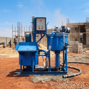 Sistema de mezcla y bombeo de lechada eléctrico de doble motor integrado Kwongyip, 110 L/MIN, 280 L de capacidad, 80 M vertical/220 M horizontal - Product Image 1