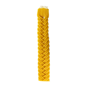 Candela intrecciata di <span class=keywords><strong>cera</strong></span> d'<span class=keywords><strong>api</strong></span> Havdalah immersa a mano <span class=keywords><strong>api</strong></span> intrecciata candela Shabbat Judaica regalo - Product Image 2