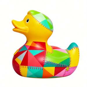 Juguete Promocional Personalizado de Goma PVC, Patito de Goma para Niños, Juguetes Acuáticos Impresos al por Mayor, Juguetes de Baño para Bebés - Product Image 4
