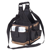 Sac banane personnalisable en polyester 600D imperméable, kit de ceinture d'électricien, sac à outils multifonctionnel avec logo robuste pour usage extérieur
