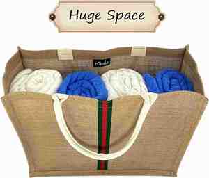 Sac de plage tissé multifonctionnel personnalisé, écologique et naturel, grand sac à main de créateur en jute de luxe, sac à bandoulière multifonctionnel - Product Image 4