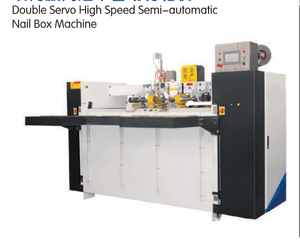 Machine semi-automatique à double servo pour boîtes à ongles, haute vitesse - Product Image 2