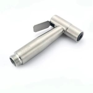 Moderno pulverizador de bidé de mano montado en la pared de acero inoxidable 304 cepillado <span class=keywords><strong>para</strong></span> inodoro, de fabricante. - Product Image 2