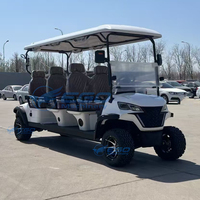 Voitures de golf de bonne qualité, 6 places, 60 volts, électriques, avec batterie au lithium, scooter de golf, buggy de golf pour la chasse, voiture pour le terrain de golf
