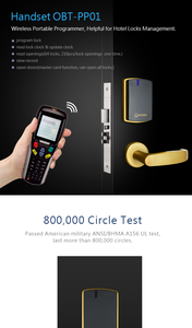 Orbita Khóa Cửa Thông Minh Khóa Điện Tử Phòng Khách Sạn WiFi Thẻ RFID Công Nghệ NFC <span class=keywords><strong>Mf1</strong></span> - Product Image 5