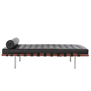 Sofá Cama Minimalista de Cuero Estilo <span class=keywords><strong>Barcelona</strong></span> de Doble Uso con Sillón y Función de Cama para Siesta - Product Image 4
