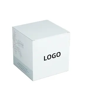 Embalagem de perfume de logotipo de carimbo, personalizada, de alta qualidade, caixa de papel de cartão