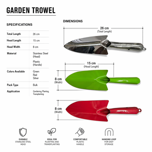 Truelle <span class=keywords><strong>de</strong></span> maçonnerie en alliage d'aluminium pour jardinage domestique, avec manche ergonomique, lame en acier inoxydable résistante à la rouille, angle <span class=keywords><strong>de</strong></span> 15-30 degrés - Product Image 6