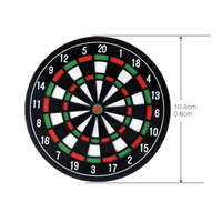 4 pièces/ensemble napperons de Table ustensiles de cuisine tasse résistant à la chaleur Mini jeu de fléchettes dur porte-gobelet à thé caboteur